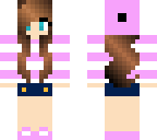 pink strip girl