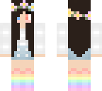 rainbow girl
