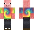 rainbow pig