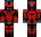 sci-fi knight 3d - red