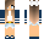 summer dark blue girl