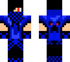 the blue man