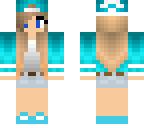 tomboy girl with blue eyes
