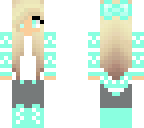 winter mint green jacket