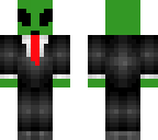 alien in suit
