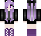 chicken tenders girl purple