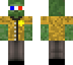 cool zombie in uniform