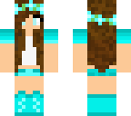 cute blue girl