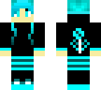 cyan girl
