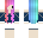 djade rainbow hair