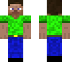 green cube steve