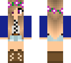 kawaii little kelly skin in blue