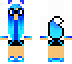 nerdy blue fox girl