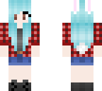 plaid bunny girl