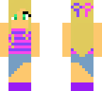 puple ad pink girl
