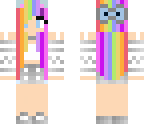 rainbow cat girl