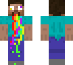 rainbow crazy steve