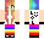 rainbow girl