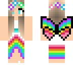 rainbow girl