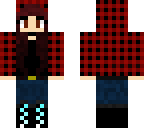 red flannel girl