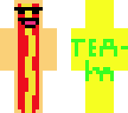 teaming hot dog