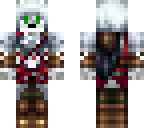 wolf assasin with green eyes