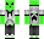 angry cool green slime