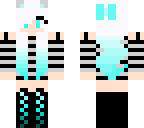 black and blue girl