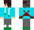 blue android boy