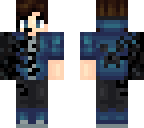blue boy white creeper hoody and bloody hand