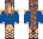 blue braid girl