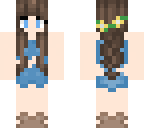 blue elf girl