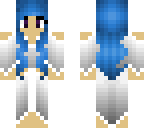 blue haired princess