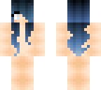 blue ombre hair base