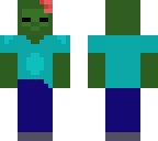 brain showing zombie