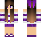 cute purple girl