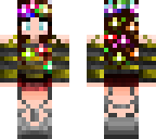 flower-haired brown haired blue-eyed girl