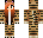 girl wearing tiger costume