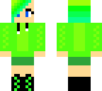 green pro girl