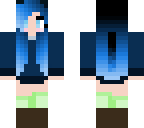 nice blue girl