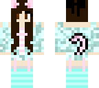 pink and teal