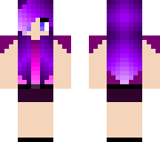 purple hair girl