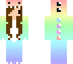 rainbow dinosaur chibi