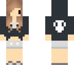 skull chibi girl