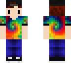 tie dye short hair