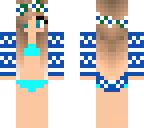 bikini with sweater overlay