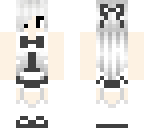 black and white maid