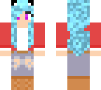 blue cat girl