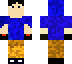 blue hoodie boy