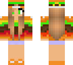 burger girl edit with cap
